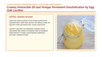 Mixtures & Solutions Scaffolded Phenomena-Based Lesson: Creamy Immiscible Oil and Vinegar Permanent Emulsification by Egg Yolk Lecithin Presentation sample page