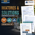 Mixtures & Solutions Substitute Lesson Plan cover