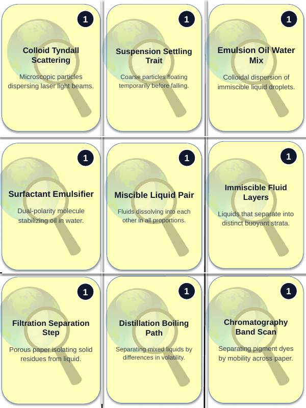Mixtures & Solutions Trivia Board Game sample page