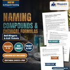 Naming Compounds & Chemical Formulas Bell Ringers & Exit Tickets cover