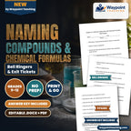 Naming Compounds & Chemical Formulas Bell Ringers & Exit Tickets cover