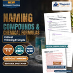 Naming Compounds & Chemical Formulas Critical Thinking Prompts cover