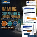 Naming Compounds & Chemical Formulas Differentiation Stations cover