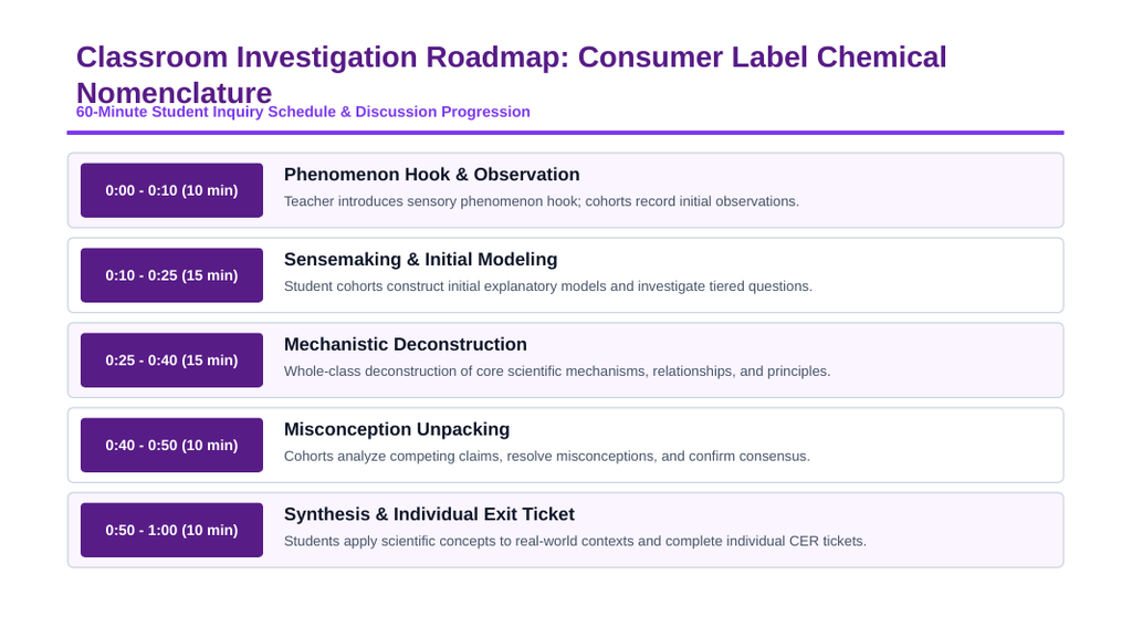 Naming Compounds & Chemical Formulas Phenomena-Based Lesson: Decoding Dangerous Consumer Chemicals: Active Household Cleaners Versus Everyday Food Additives Presentation sample page