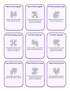 Naming Compounds & Chemical Formulas Tic-Tac-Toe Review Game sample page