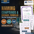 Naming Compounds & Chemical Formulas Tic-Tac-Toe Review Game cover