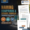 Naming Compounds & Chemical Formulas Vocabulary Choice Board cover