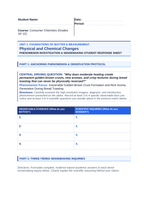 Physical & Chemical Changes Phenomena-Based Lesson: Irreversible Golden-Brown Crust Formation and Rich Aroma Generation During Bread Toasting Student Response Sheet sample page