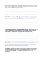 Physical & Chemical Changes Phenomena-Based Lesson: Irreversible Golden-Brown Crust Formation and Rich Aroma Generation During Bread Toasting Student Response Sheet sample page