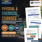 Physical & Chemical Changes Scaffolded Phenomena-Based Lesson: Irreversible Golden-Brown Crust Formation and Rich Aroma Generation During Bread Toasting Teacher Discussion Guide cover