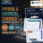 Physical & Chemical Changes Sea Battle Review Game cover