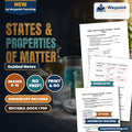 States & Properties of Matter Guided Notes cover