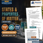 States & Properties of Matter Lesson Quiz cover
