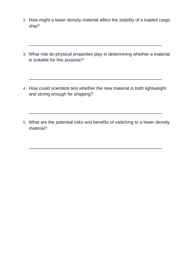 States & Properties of Matter Real-World Case Study sample page