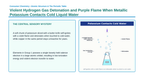 The Periodic Table of Elements Phenomena-Based Lesson: Violent Hydrogen Gas Detonation and Purple Flame When Metallic Potassium Contacts Cold Liquid Water Presentation sample page