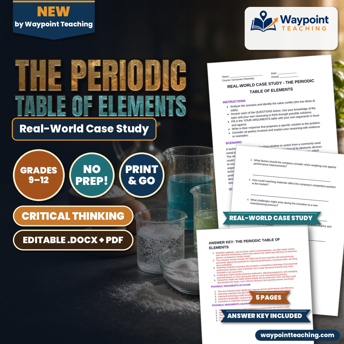 The Periodic Table of Elements Real-World Case Study cover