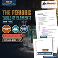 The Periodic Table of Elements Spanish Unit Test cover