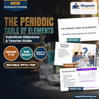 The Periodic Table of Elements Substitute Slideshow & Teacher Guide cover