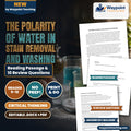 The Polarity of Water in Stain Removal and Washing Reading Worksheet cover