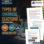Types of Chemical Reactions 5E Lesson Plan cover