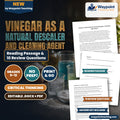 Vinegar as a Natural Descaler and Cleaning Agent Reading Worksheet cover