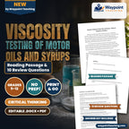 Viscosity Testing of Motor Oils and Syrups Reading Worksheet cover