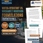 Water-Resistant vs. Washable Mascara Formulations Reading Worksheet cover