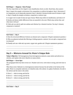 What is Chemistry? Matter in Everyday Life Bell Ringers & Exit Tickets sample page