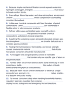 What is Chemistry? Matter in Everyday Life Fill-in-the-Blank Vocabulary Worksheet sample page