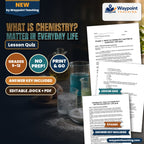 What is Chemistry? Matter in Everyday Life Lesson Quiz cover