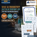 What is Chemistry? Matter in Everyday Life Tic-Tac-Toe Review Game cover