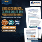 Biogeochemical Carbon Cycles and Paleoclimate Proxies: Deep-Sea Foraminifera Delta-18O, Vostok/EPICA Ice Cores, and Glacial Milankovitch Dynamics CER Phenomena Worksheet cover
