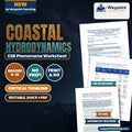 Coastal Hydrodynamics: Deep-to-Shallow Wave Mechanics, Longshore Drift, and Tidal Bulge Resonance CER Phenomena Worksheet cover