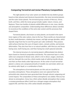 Comparing Terrestrial and Jovian Planetary Compositions Reading Worksheet sample page