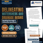 Delineating Watersheds and Drainage Basins Reading Worksheet cover