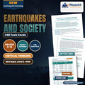 Earthquakes and Society CER Task Cards cover