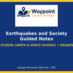 Earthquakes and Society Guided Notes cover