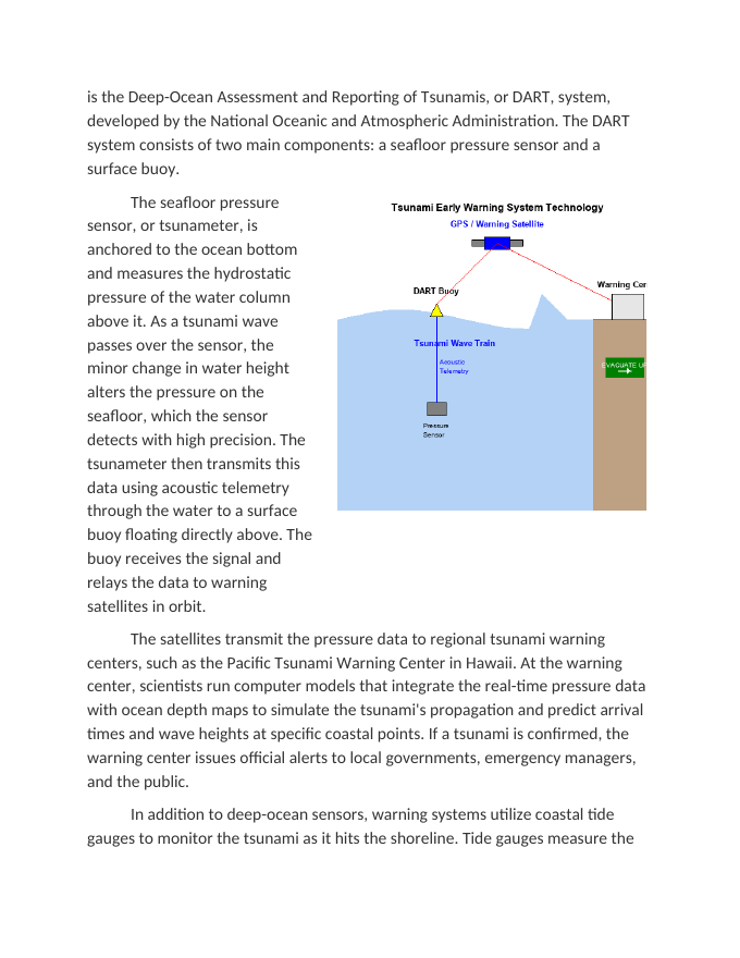Evaluating Tsunami Early Warning Systems Reading Worksheet sample page