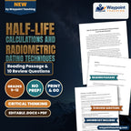 Half-Life Calculations and Radiometric Dating Techniques Reading Worksheet cover