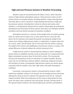 High and Low-Pressure Systems in Weather Forecasting Reading Worksheet sample page