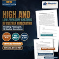 High and Low-Pressure Systems in Weather Forecasting Reading Worksheet cover