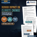 Human Impact on Climate Change Model Response & Scoring Guide cover