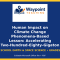 Human Impact on Climate Change Phenomena-Based Lesson: Accelerating Two-Hundred-Eighty-Gigaton Annual Calving of the Greenland Ice Sheet Presentation cover