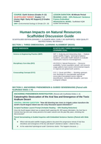 Human Impacts on Natural Resources Scaffolded Phenomena-Based Lesson: Catastrophic Desiccation of the Aral Sea and Emergence of the Toxic Aralkum Desert Teacher Discussion Guide sample page
