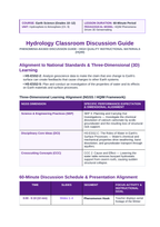 Hydrology Phenomena-Based Lesson: Catastrophic Fifty-Meter Cover-Collapse Sinkhole Formation in Central Florida Teacher Discussion Guide sample page