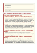 Hydrology Substitute Lesson Plan sample page