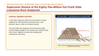 Mass Movements Scaffolded Phenomena-Based Lesson: Supersonic Runout of the Eighty-Two-Million-Ton Frank Slide Limestone Rock Avalanche Presentation sample page