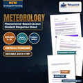 Meteorology Phenomena-Based Lesson: Wavy Rossby Jet Stream Buckling and Continental Arctic Cold Wave Outbreak Student Response Sheet cover