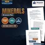 Minerals 5E Lesson Plan cover