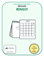 Minerals BINGO Review Game sample page
